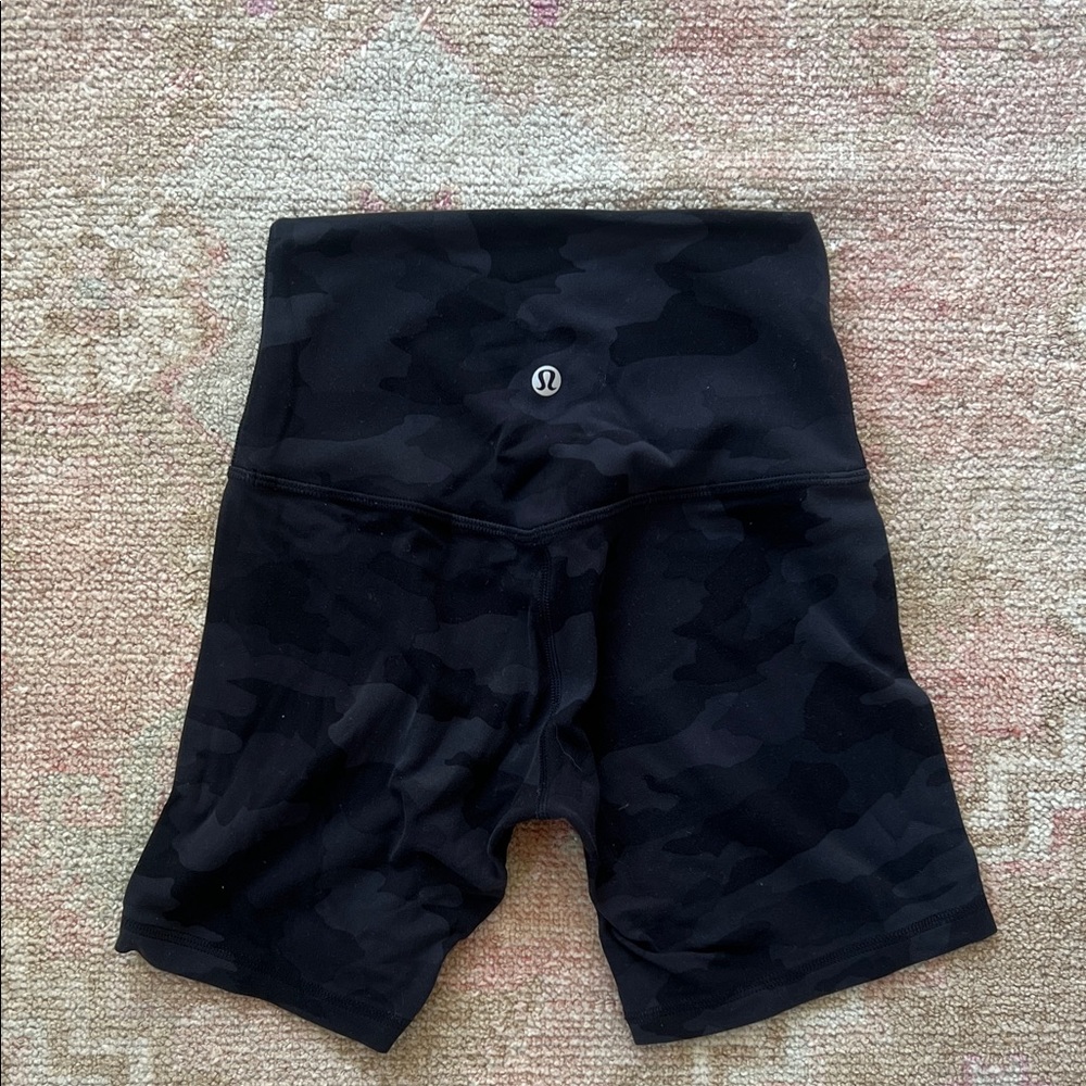 Lululemon Camo Bike Shorts